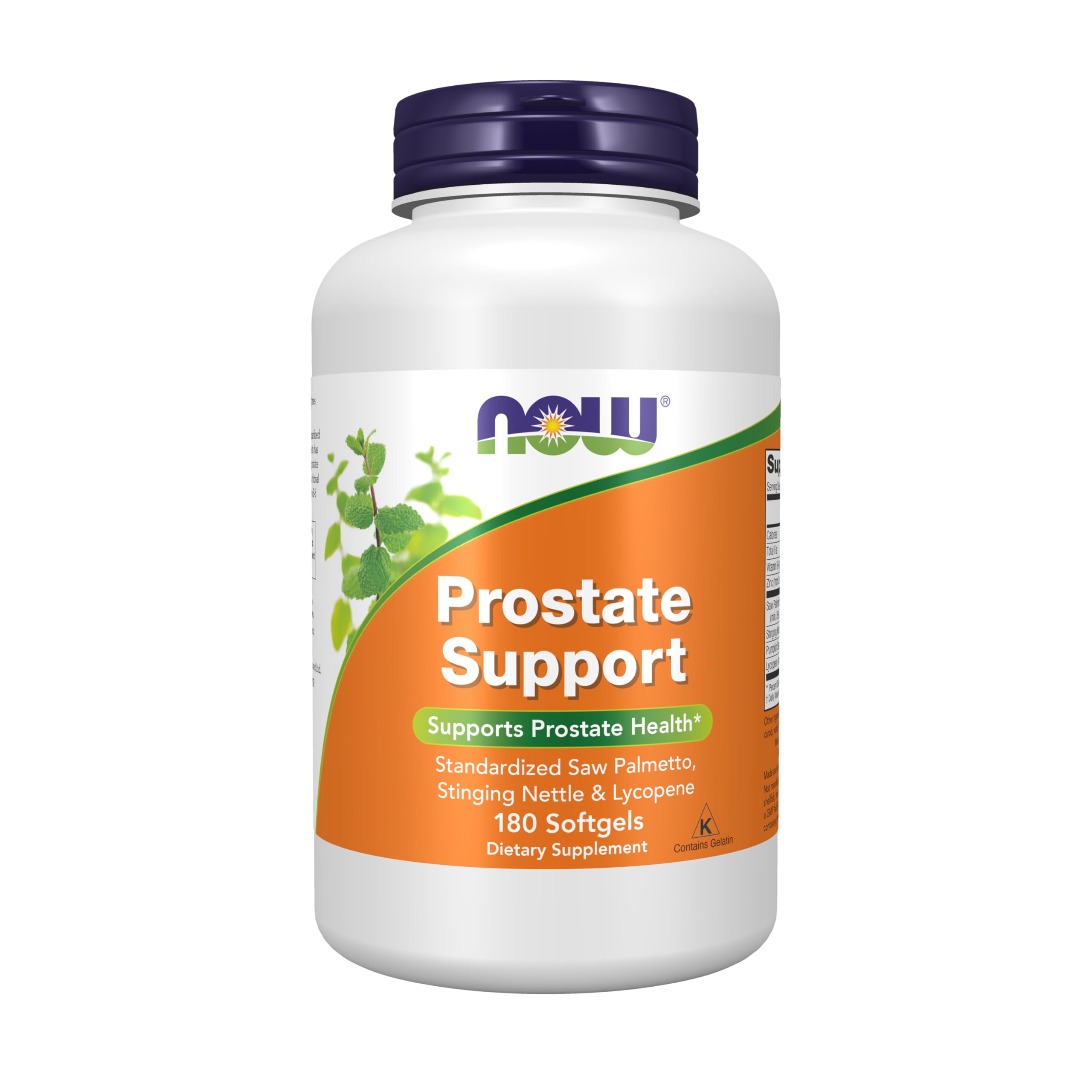 NOW Foods Prostate Support bottle front; potential daily support for prostate wellness.