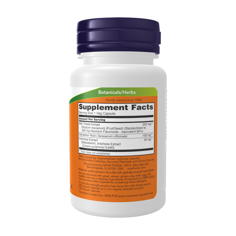 NOW Foods Silymarin capsules ready for daily wellness routines