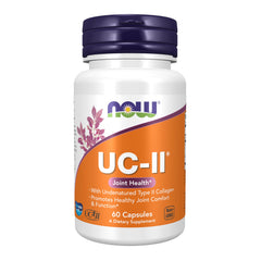 NOW Foods UC-II capsule closeup for a simple daily dose supporting joints
