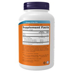 NOW Foods Ultra Omega-3 softgels being poured for daily supplementation