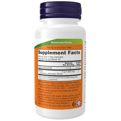 NOW Foods valerian root capsules close-up highlighting vegan supplement.
