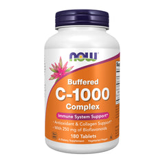 NOW Foods Vitamin C-1000 buffered tablet with bioflavonoids for antioxidant support