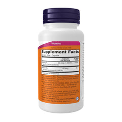NOW Foods Vitamin D-3 & K-2 capsules ready for daily supplementation.
