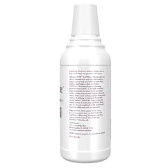 NOW Foods XyliWhite Mouthwash bottle back label lists ingredients and fluoride-free cleansing