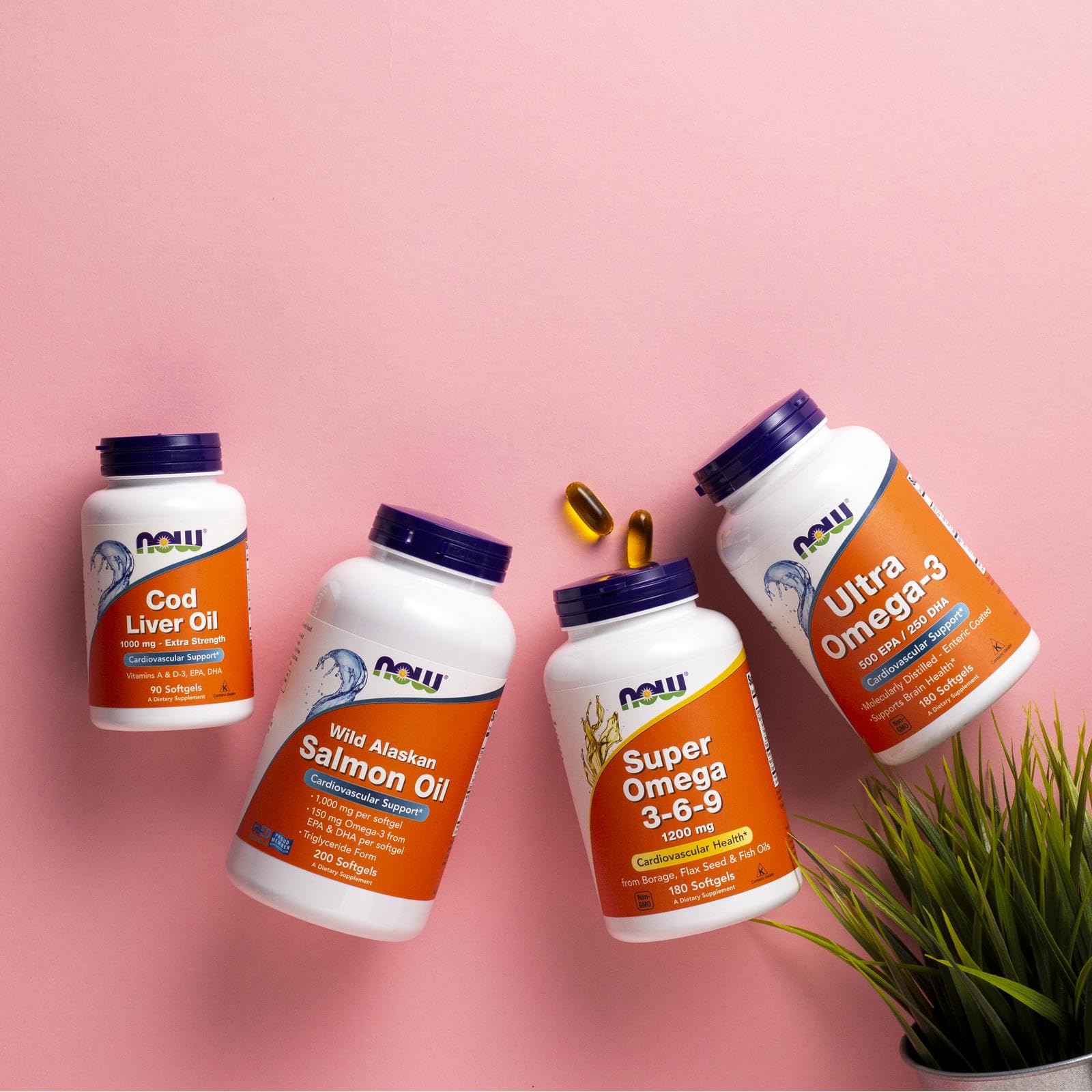 NOW Foods cod liver oil packaging USA highlights trusted family heritage.