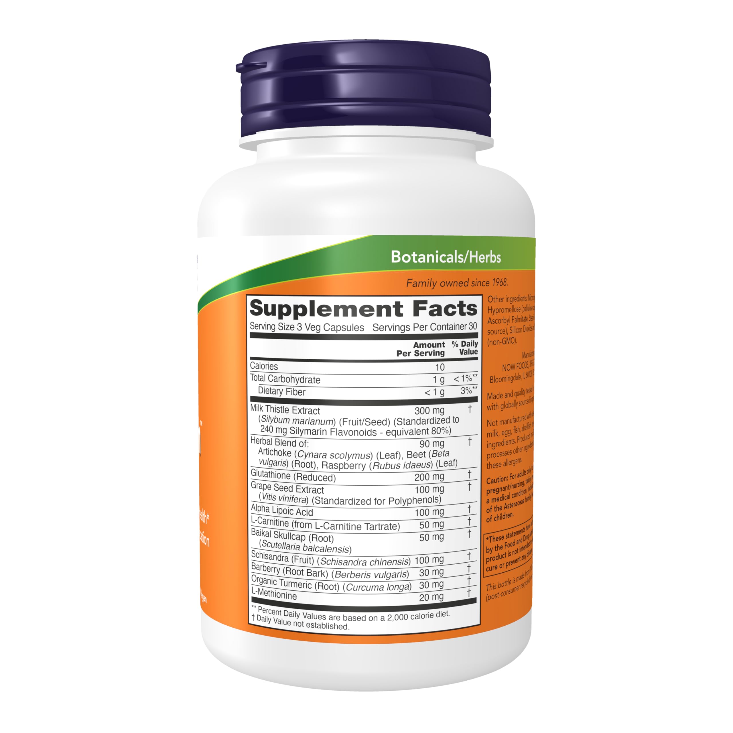 NOW Foods Liver Refresh capsules ready to take for simplified daily liver wellness