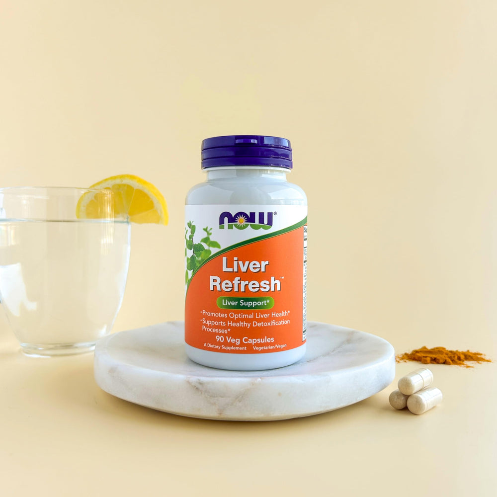 NOW Foods Liver Refresh glutathione component illustrating antioxidant support