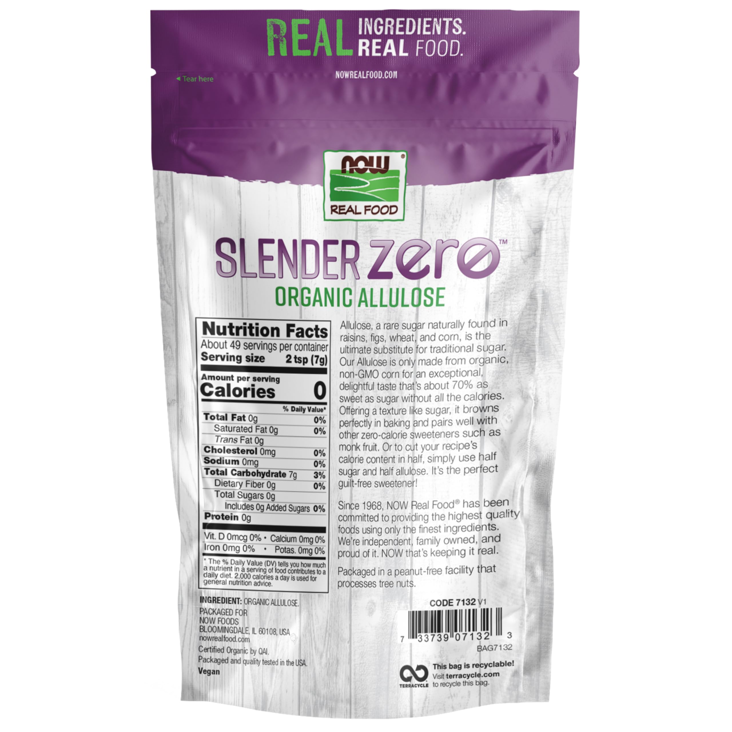 NOW Foods Slender Zero bottle pour demonstrates easy addition to drinks with zero calories