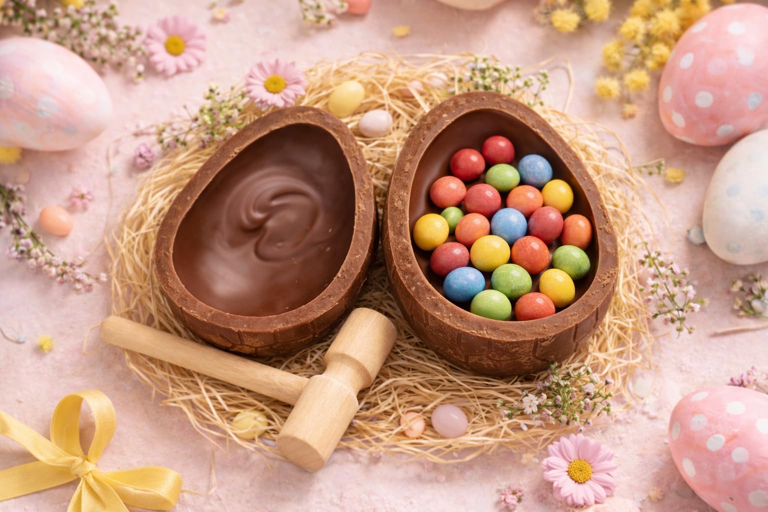 No Whey! Smash-a-vEgg presented as a vegan chocolate Easter gift