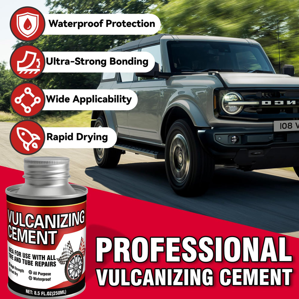 Nozerix built-in brush-cap tire glue enables smooth, precise application