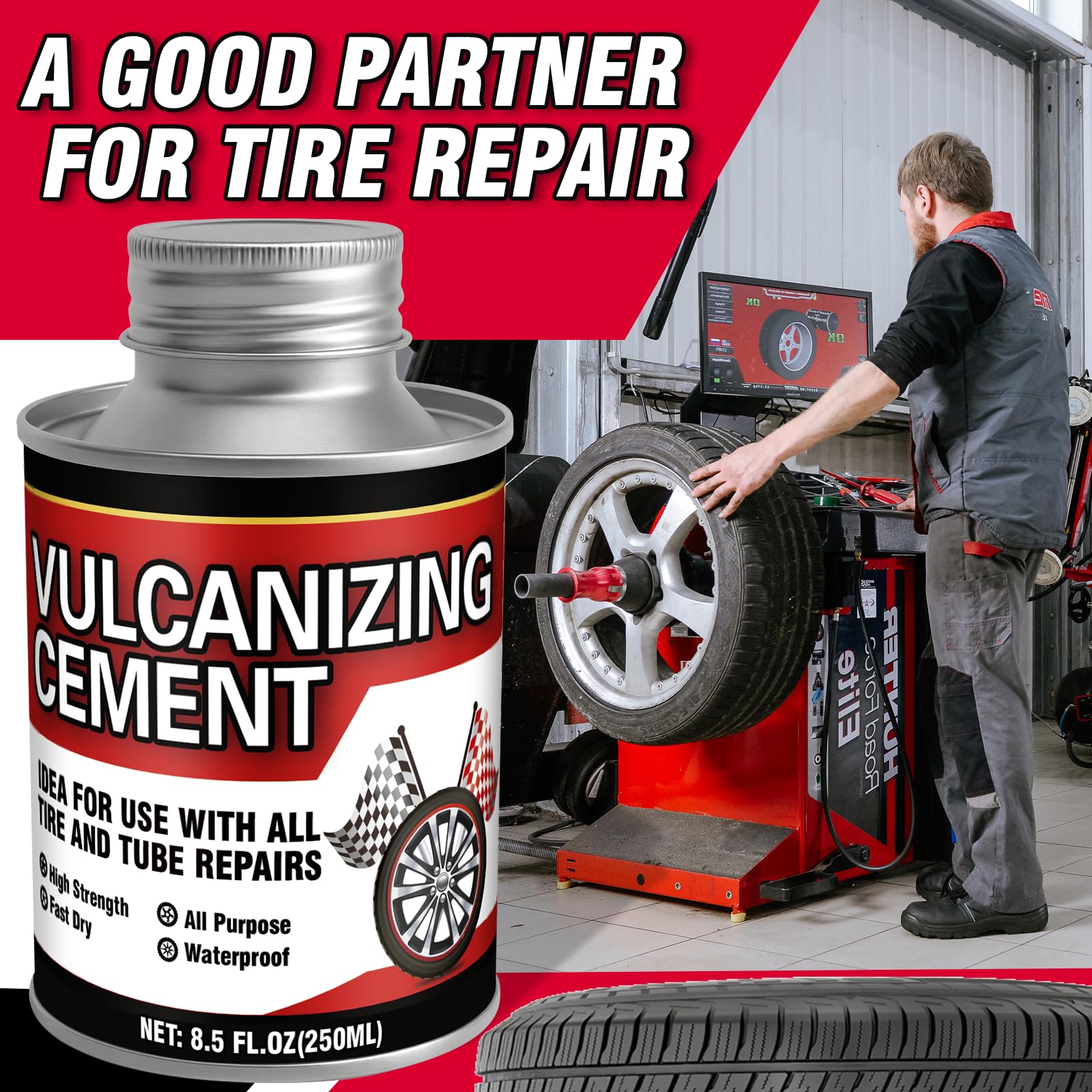 Nozerix professional-grade repair glue for in-garage or on-the-go use