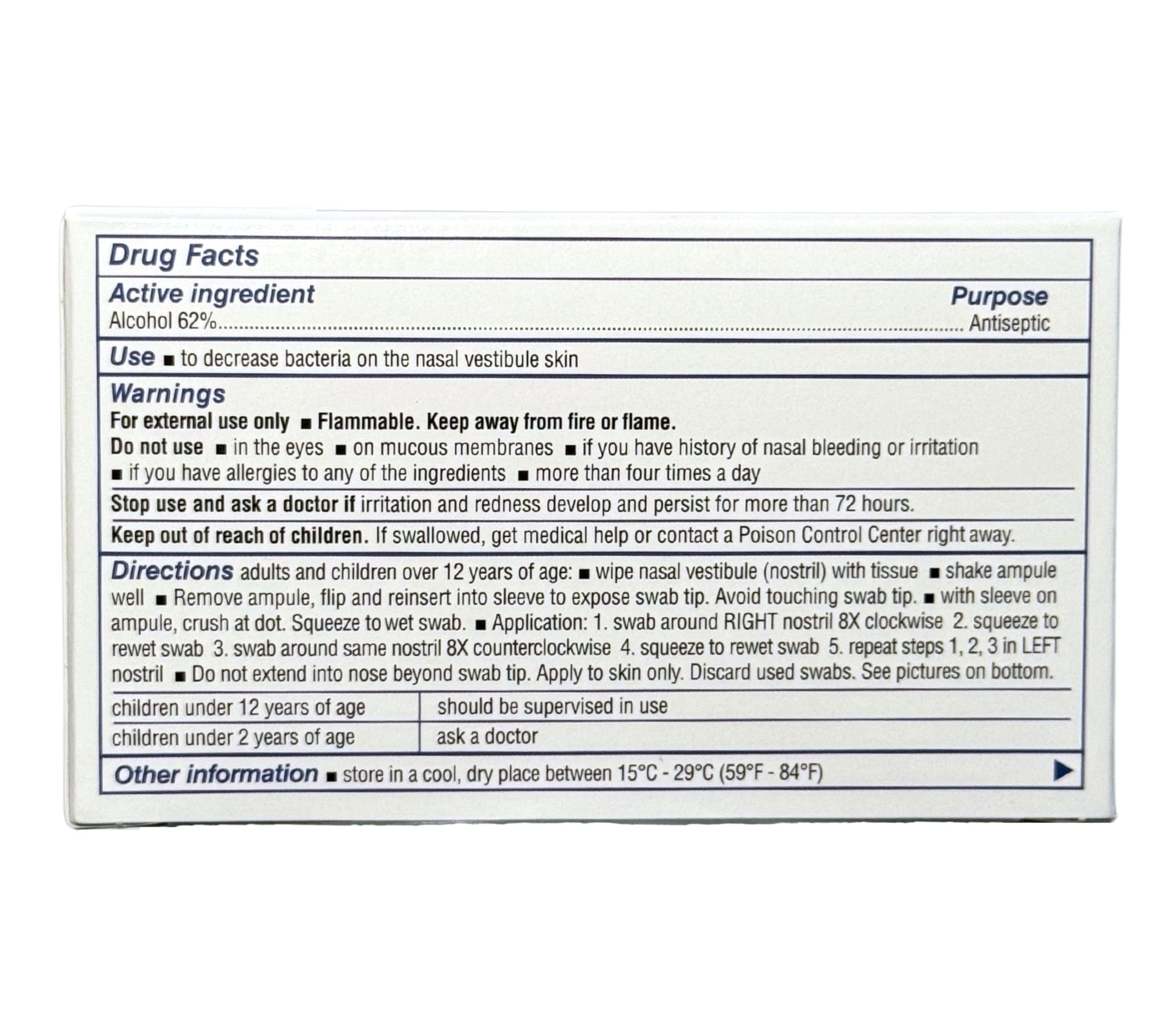 Nozin used in a household routine after outdoor activities.