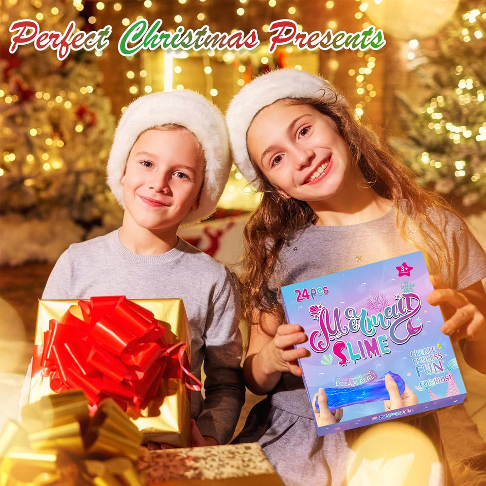 NPNE Mermaid slime starry box captures magical slime play and storage