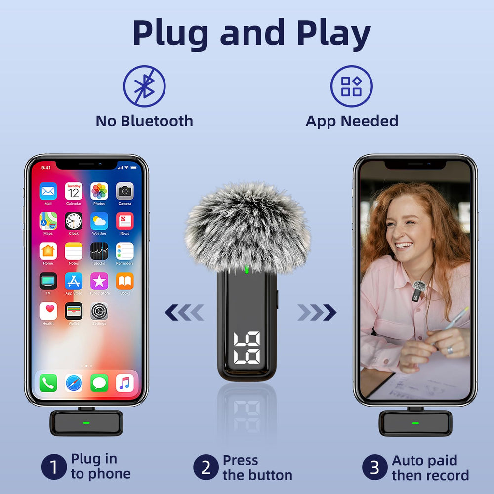 NPTCL mic plugs in and auto-pairs for immediate use