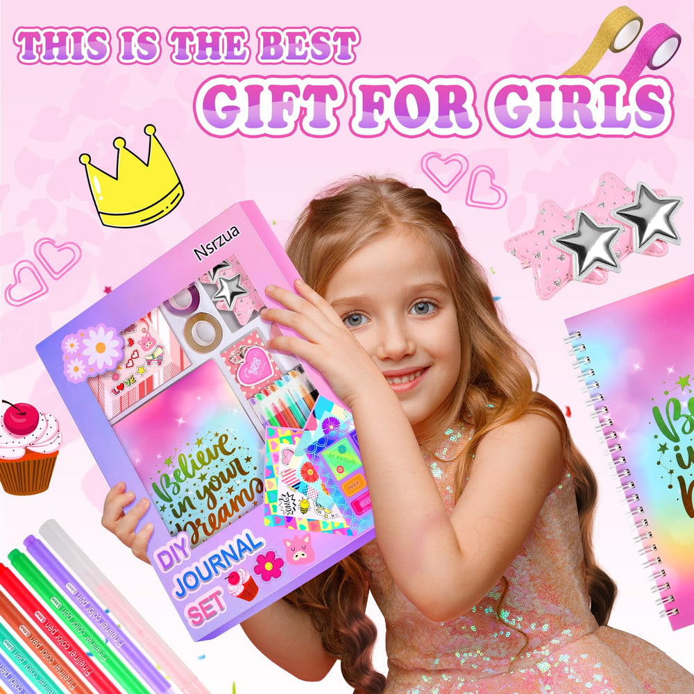 Nsrzua DIY Journal Kit gift-ready packaging ideal for birthdays.