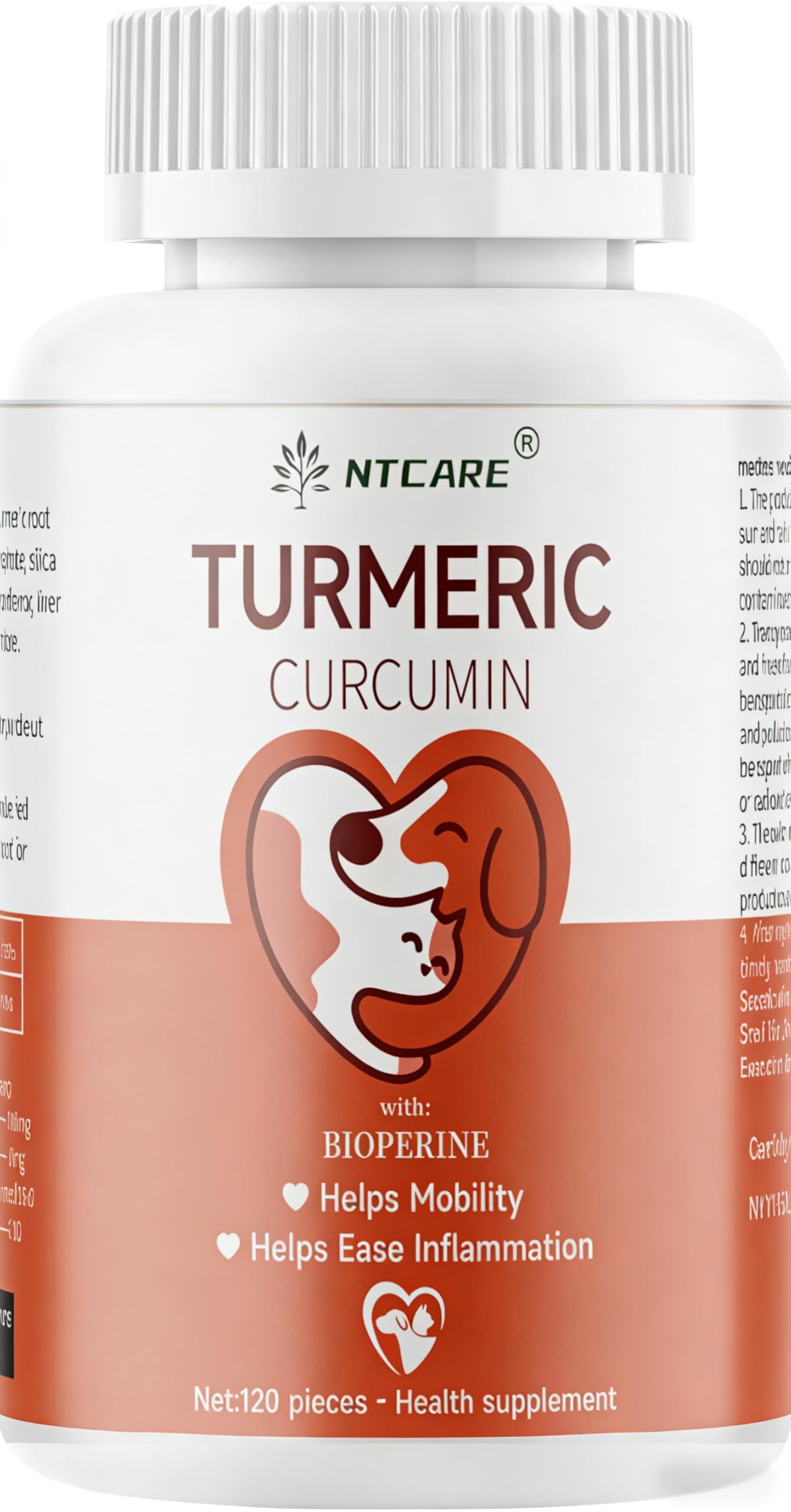 NTCARE Curcuma – Tablettes à mâcher pour chien, administration simple au quotidien.