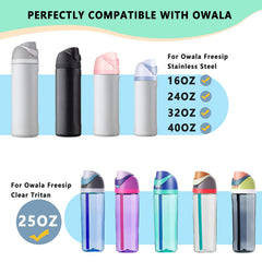 NTIERA Freesip lid assembly view highlights compatibility with multiple bottle sizes.