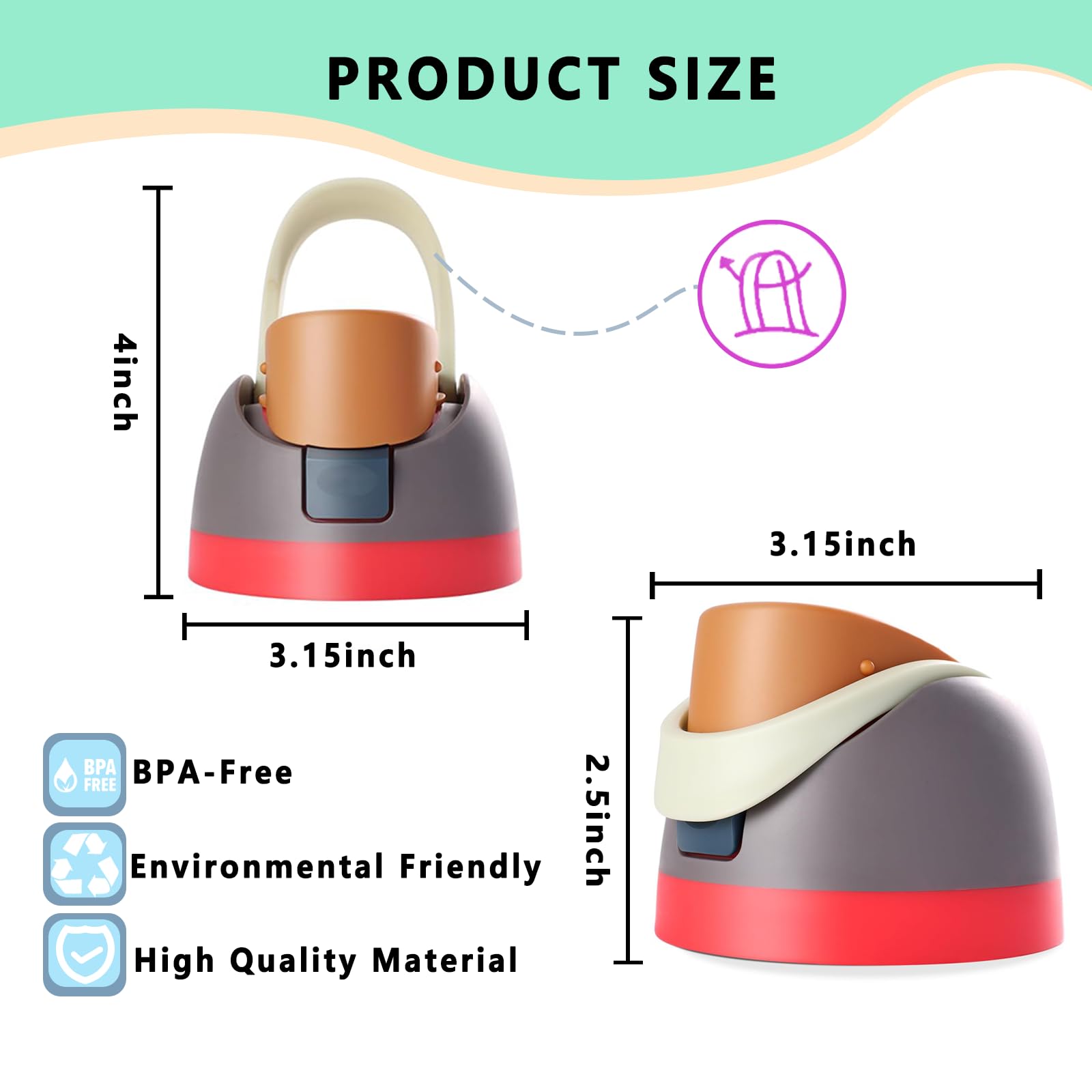 NTIERA Freesip lid leakproof design keeps bags dry during travel