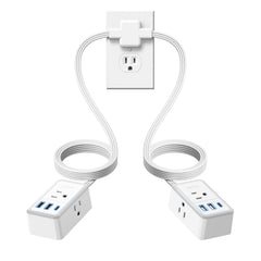 NTONPOWER double extension cord with two 6ft sides for versatile room power.