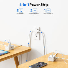 NTONPOWER independent sides prevent outlet blockage from large adapters.