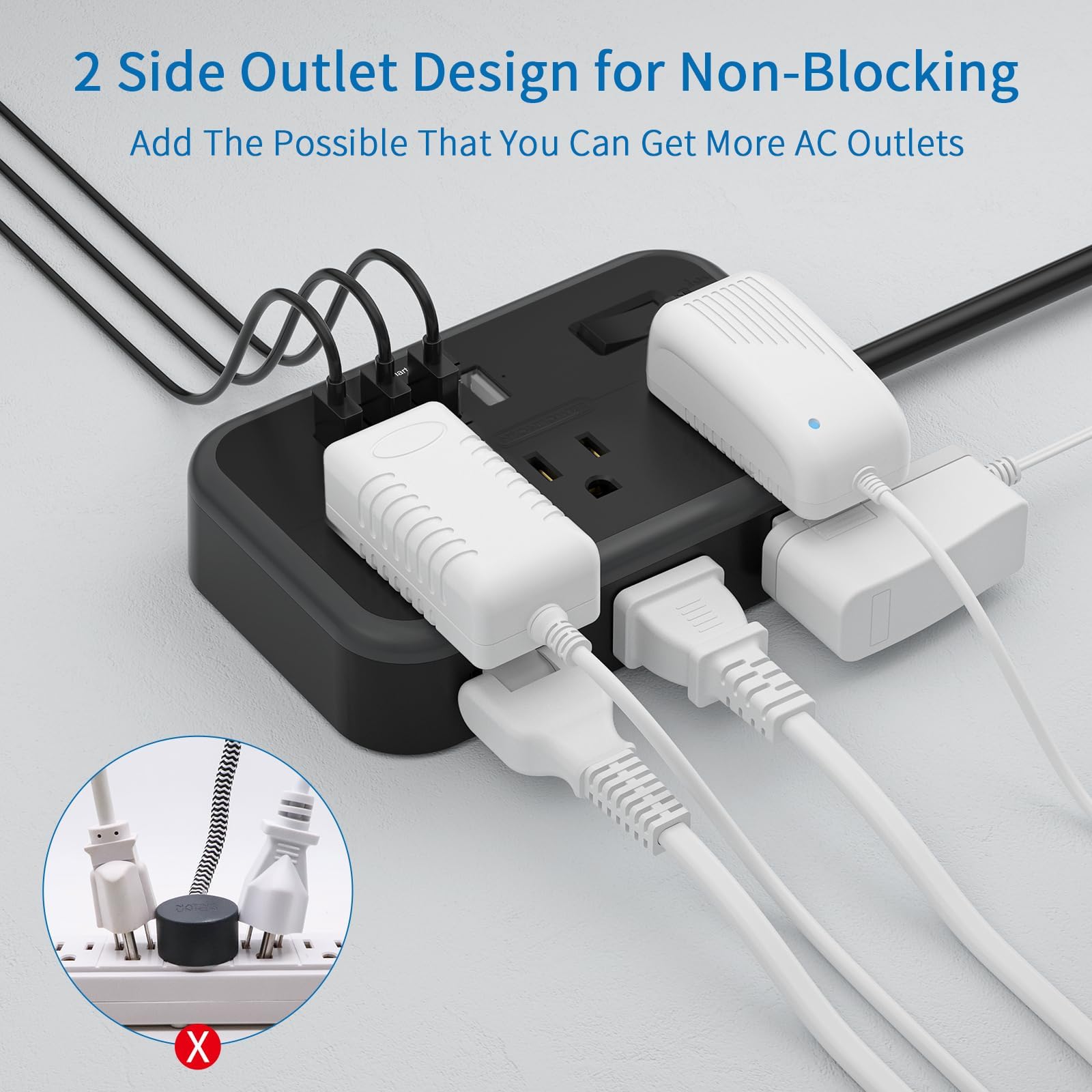 NTONPOWER smart charging delivers up to 15.5W per port