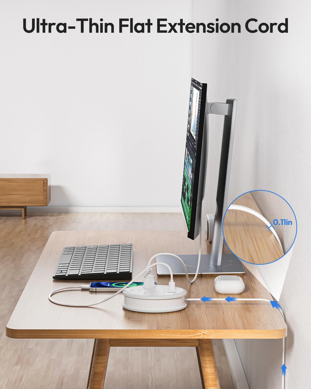 NTONPOWER travel power strip in white packaging for gifting