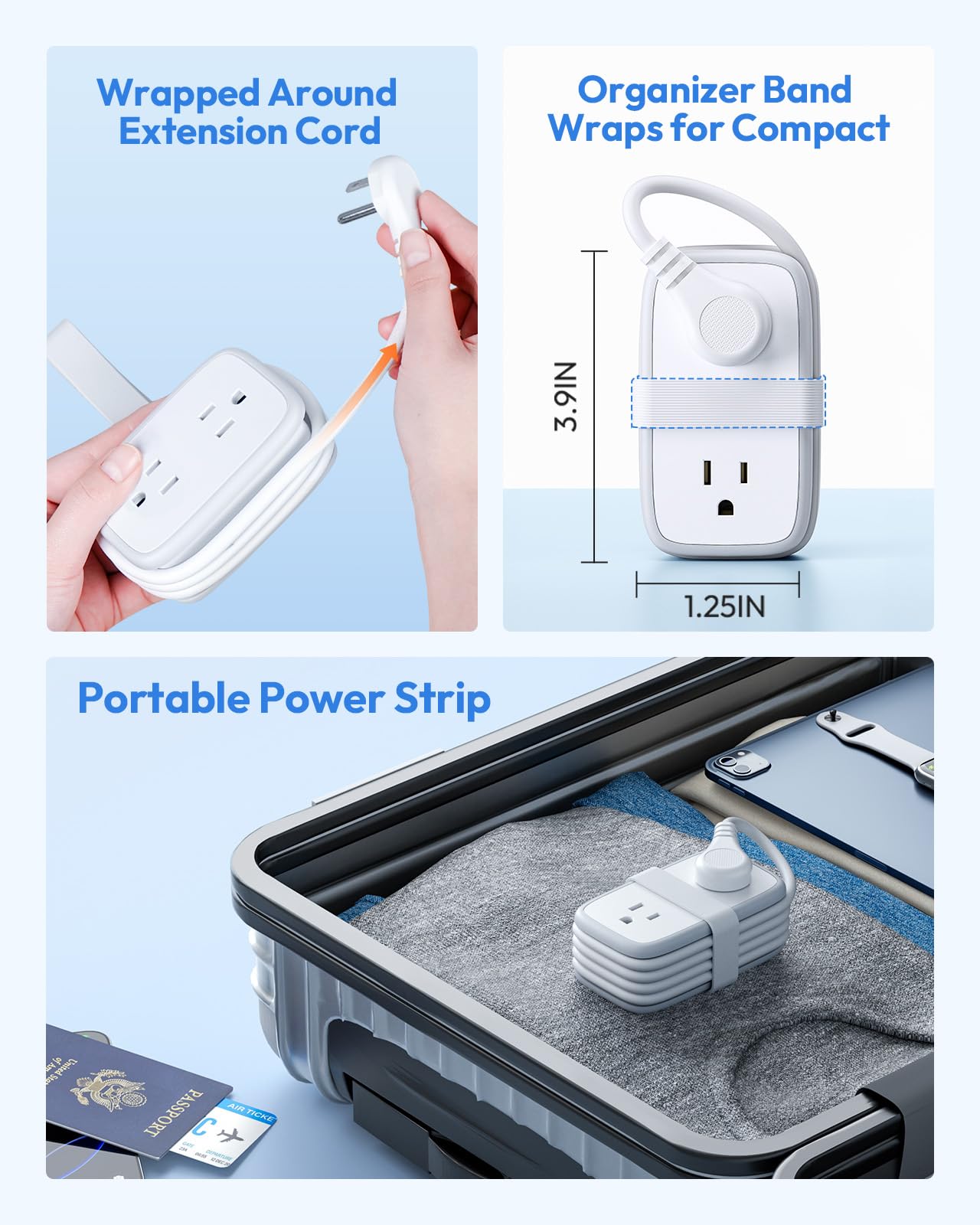 NTONPOWER USB-C PD20W port enables fast charging on the go.