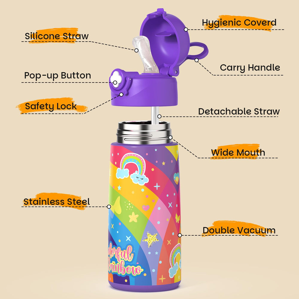 Ntswasd double-wall vacuum insulation keeps drinks cold up to 12 hours