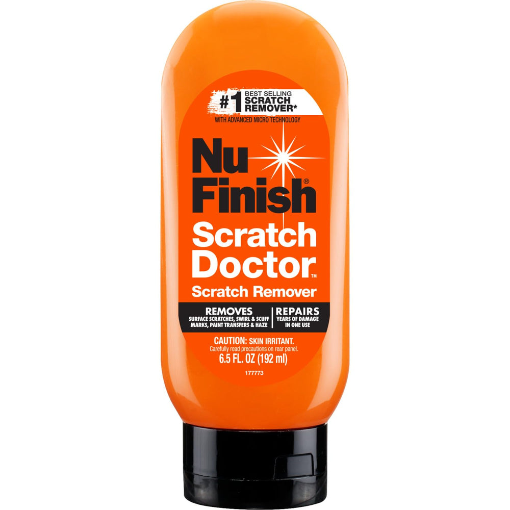 Nu Finish Scratch Doctor motorcycle shine restoration on bike