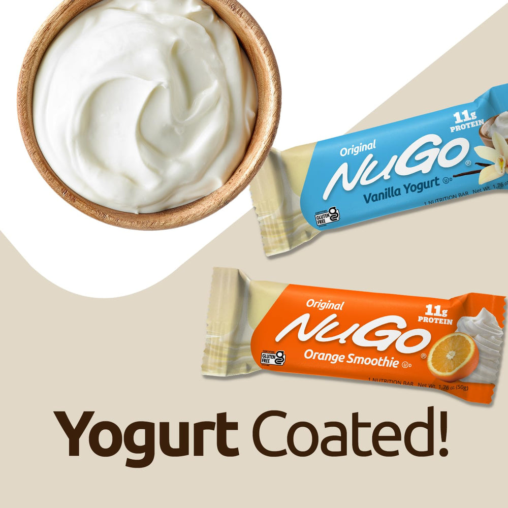 NuGo Churro bar uses non-GMO ingredients on-pack