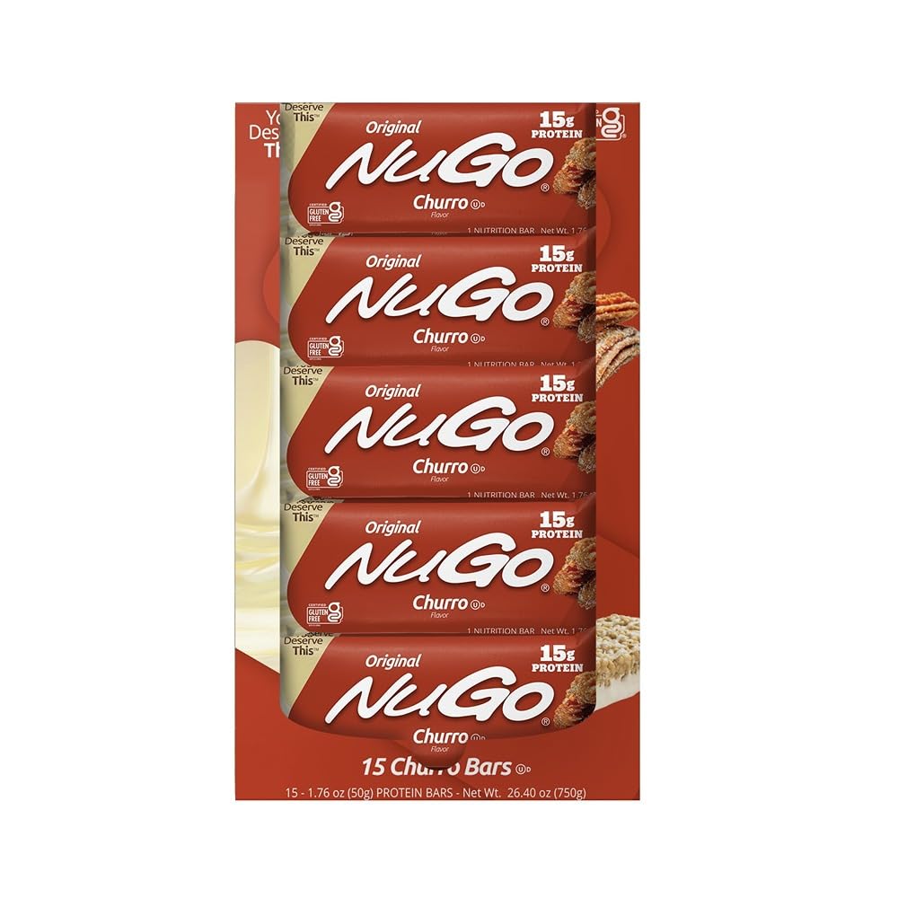 NuGo Churro protein bar is family-friendly and convenient