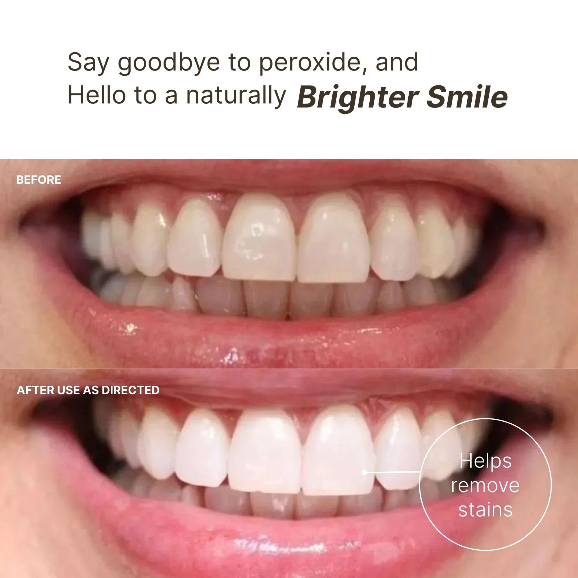 Nu Skin AP 24 brushing teeth with vanilla mint for a fresh clean feeling.