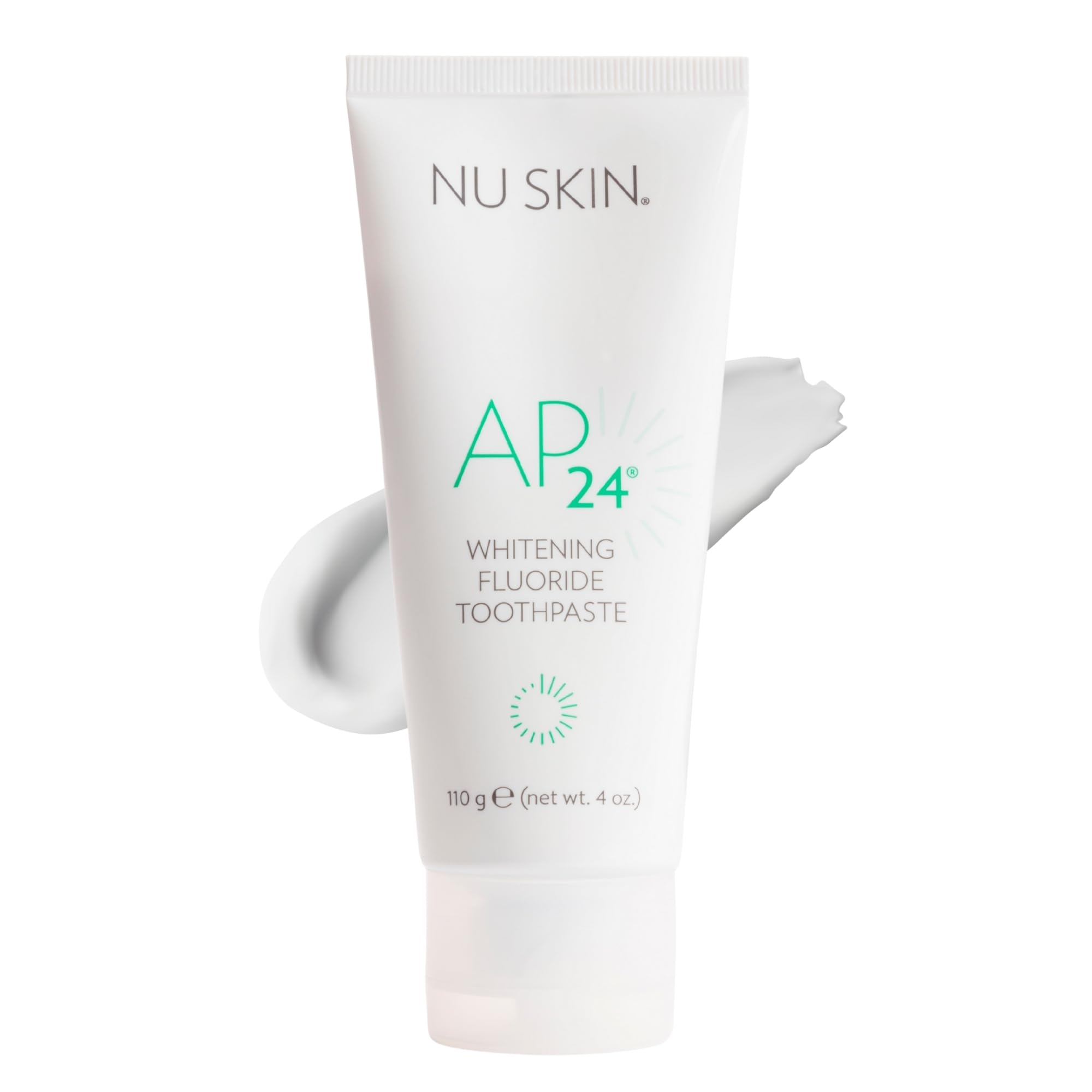 Nu Skin AP24 vanilla mint toothpaste tube ready for daily use and fresh breath.