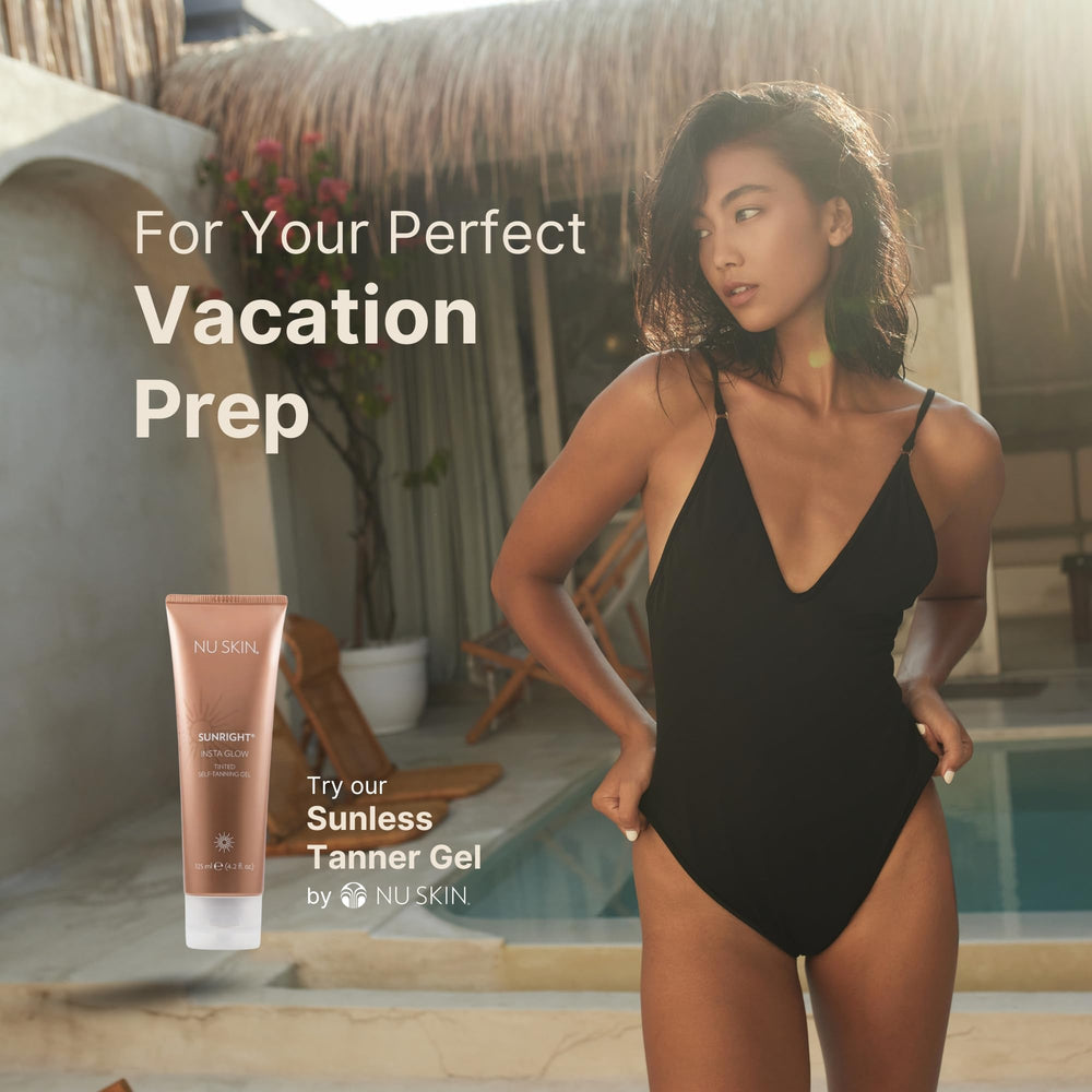 Nu Skin Sunright low-odor gel minimizes odors during use