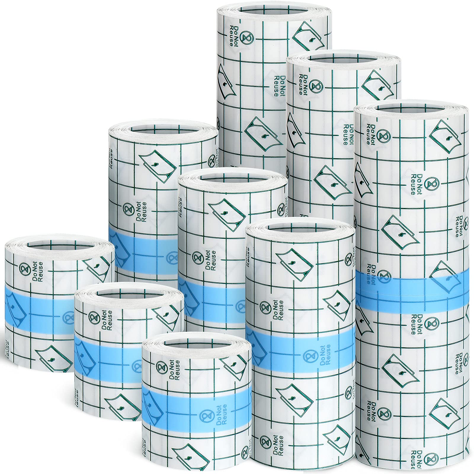 Nuanchu tattoo bandage waterproof 2in roll protects tattoos during daily activities.
