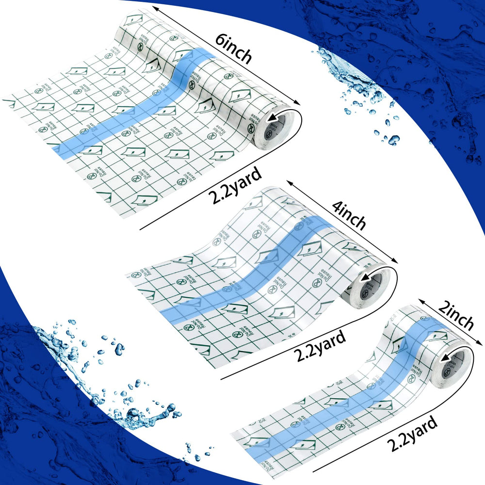 Nuanchu tattoo bandage waterproof 4in roll provides flexible coverage for larger tattoos.