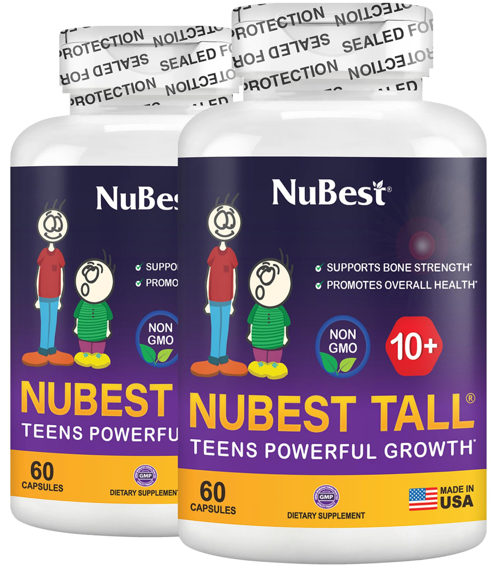 NuBest Tall 10+ bottle front for kid-friendly bone support