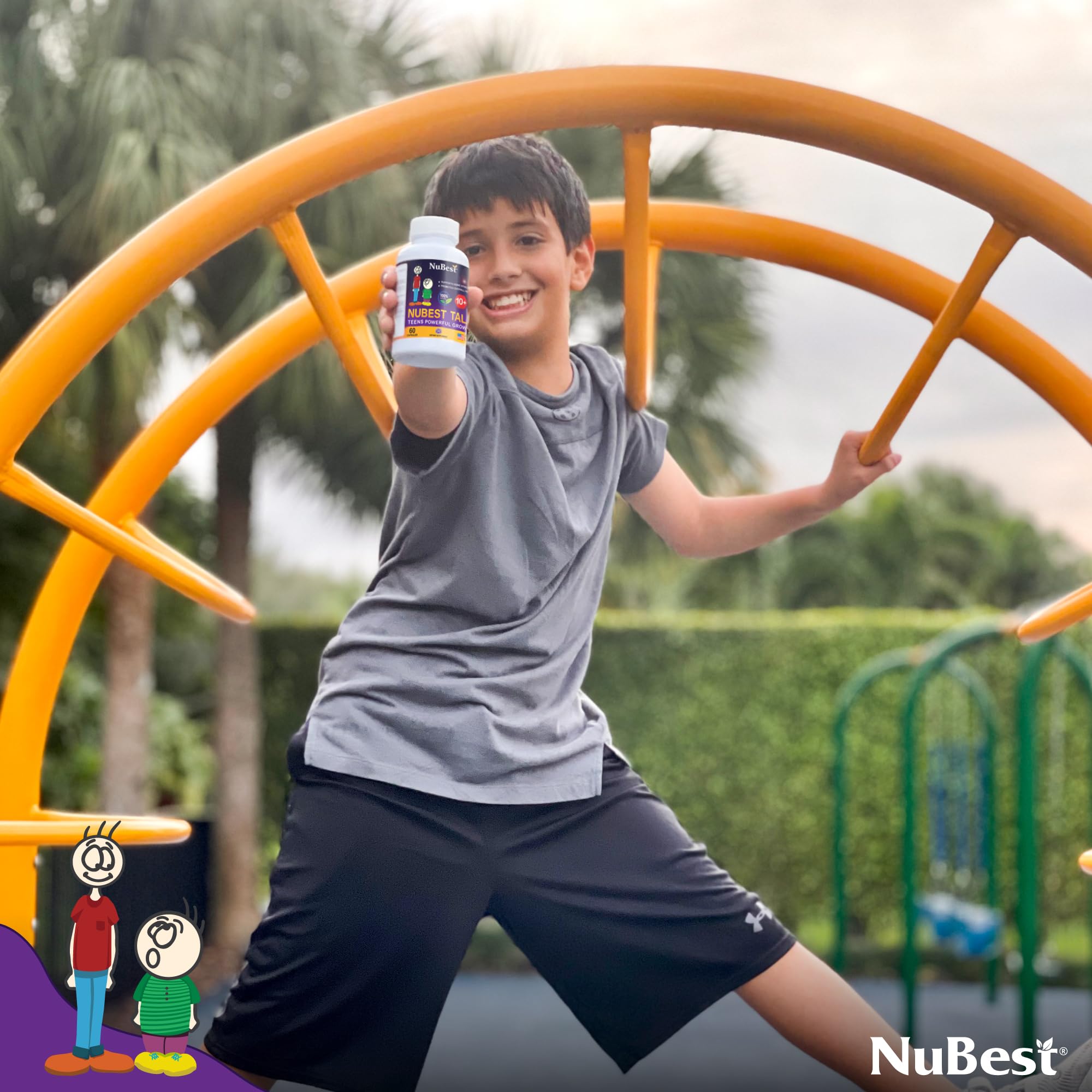 NuBest Tall 10+ daily-use image with kids drinking milk
