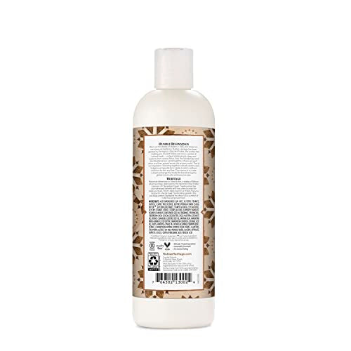 Creamy texture close-up of Nubian Heritage lotion for smooth application