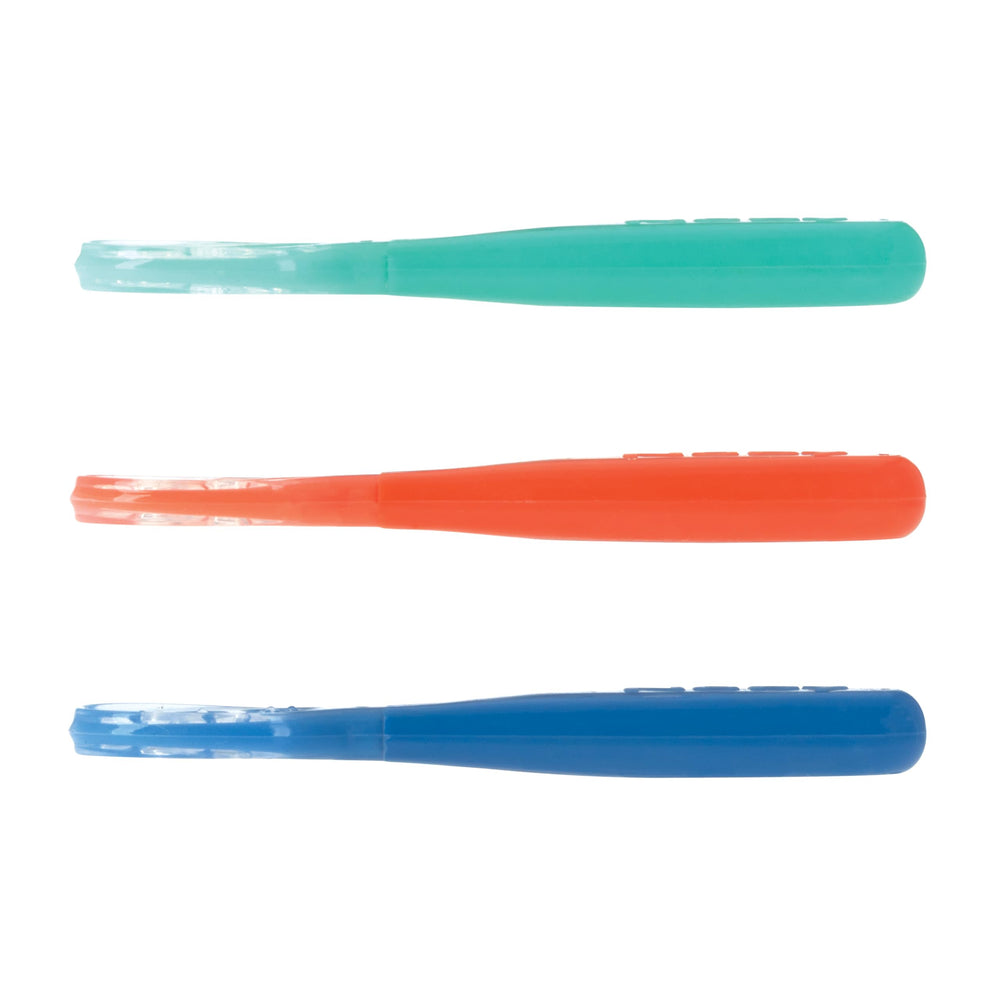 Nuby Baby's First Spoons compact design for easy storage and travel.