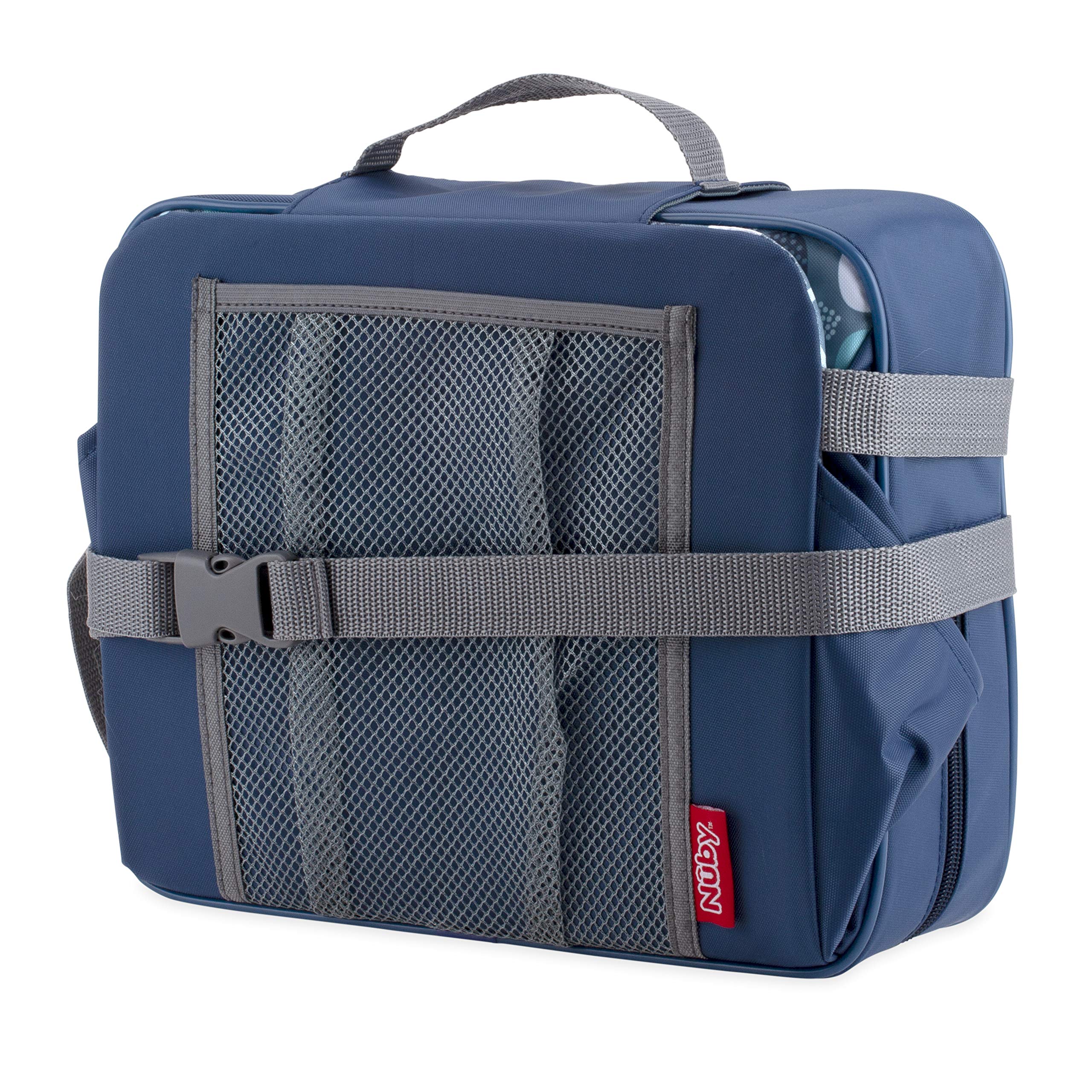 Nuby Easy Go Booster Seat is lightweight and compact for travel.
