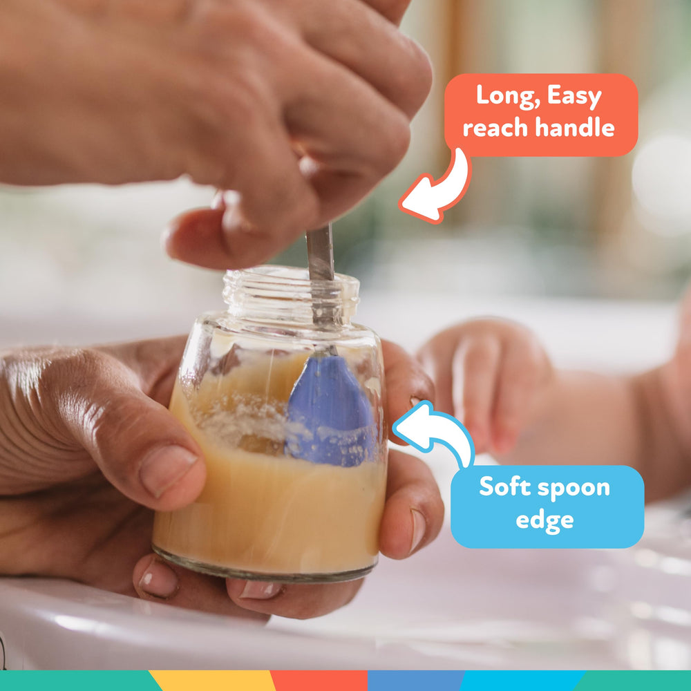 Nuby Hot Safe Spoons support baby-led weaning with safe, easy feeding.