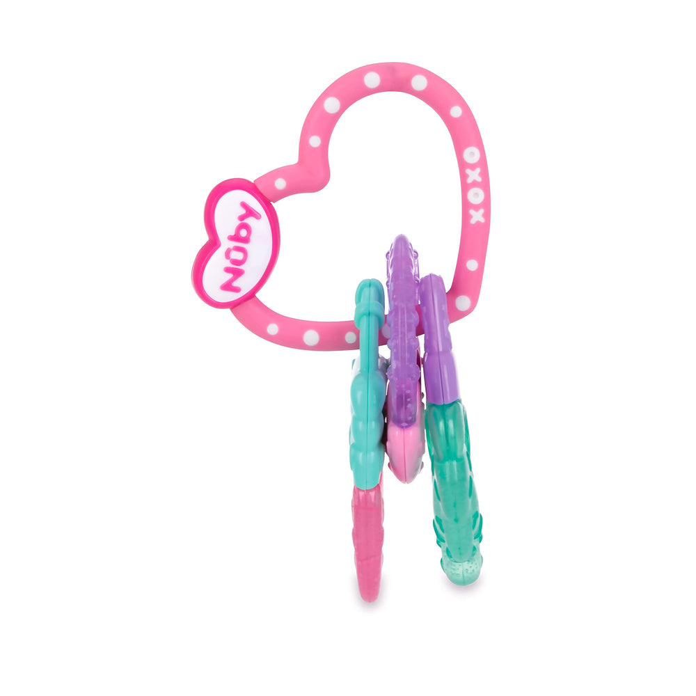 Nuby ICY Gel Teether Ring full view displays all three shapes.