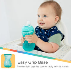 Nuby no-spill toddler sippy cup in yellow helps quick identification