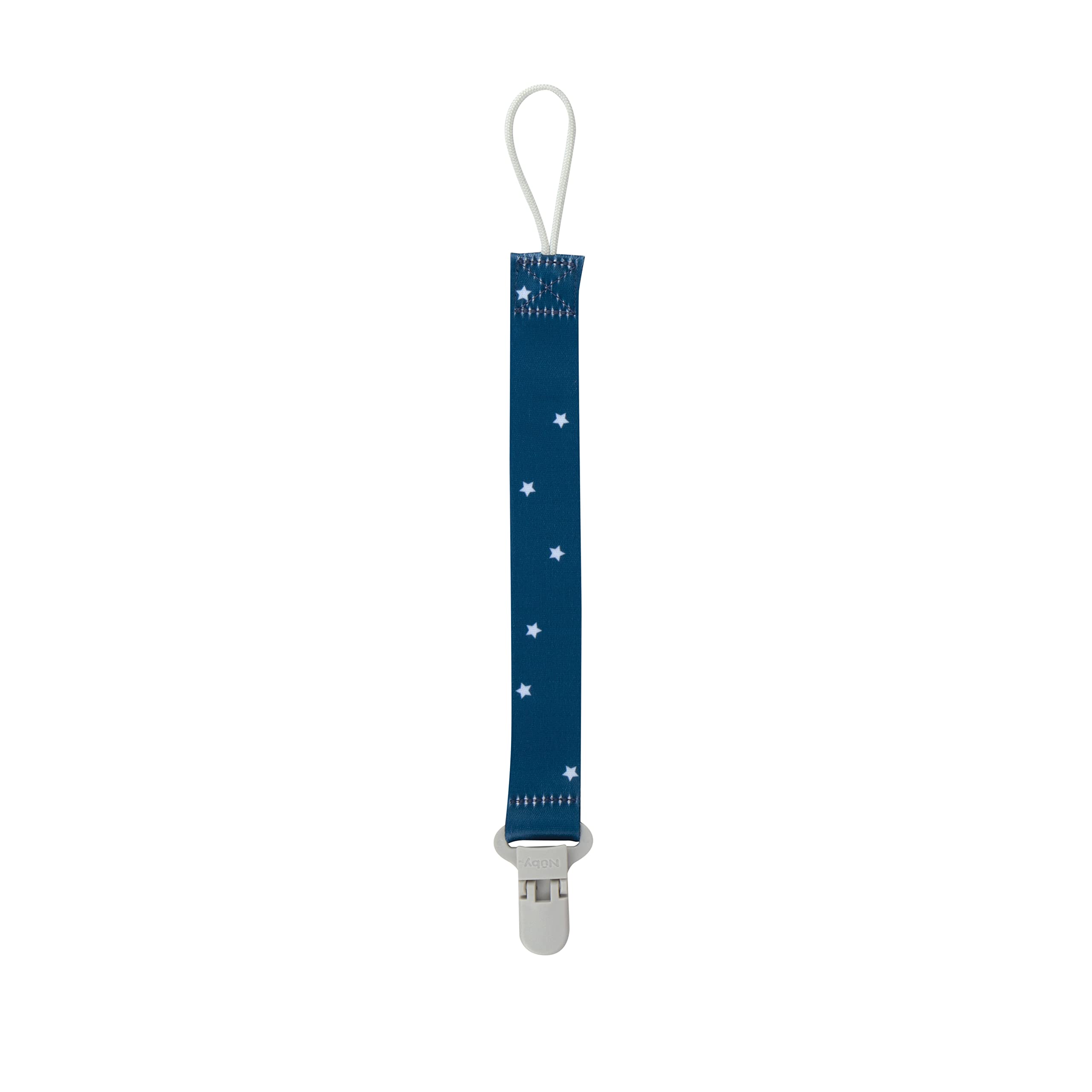 Nuby Pacifinder clip-to-car-seat strap ensures secure attachment in transit