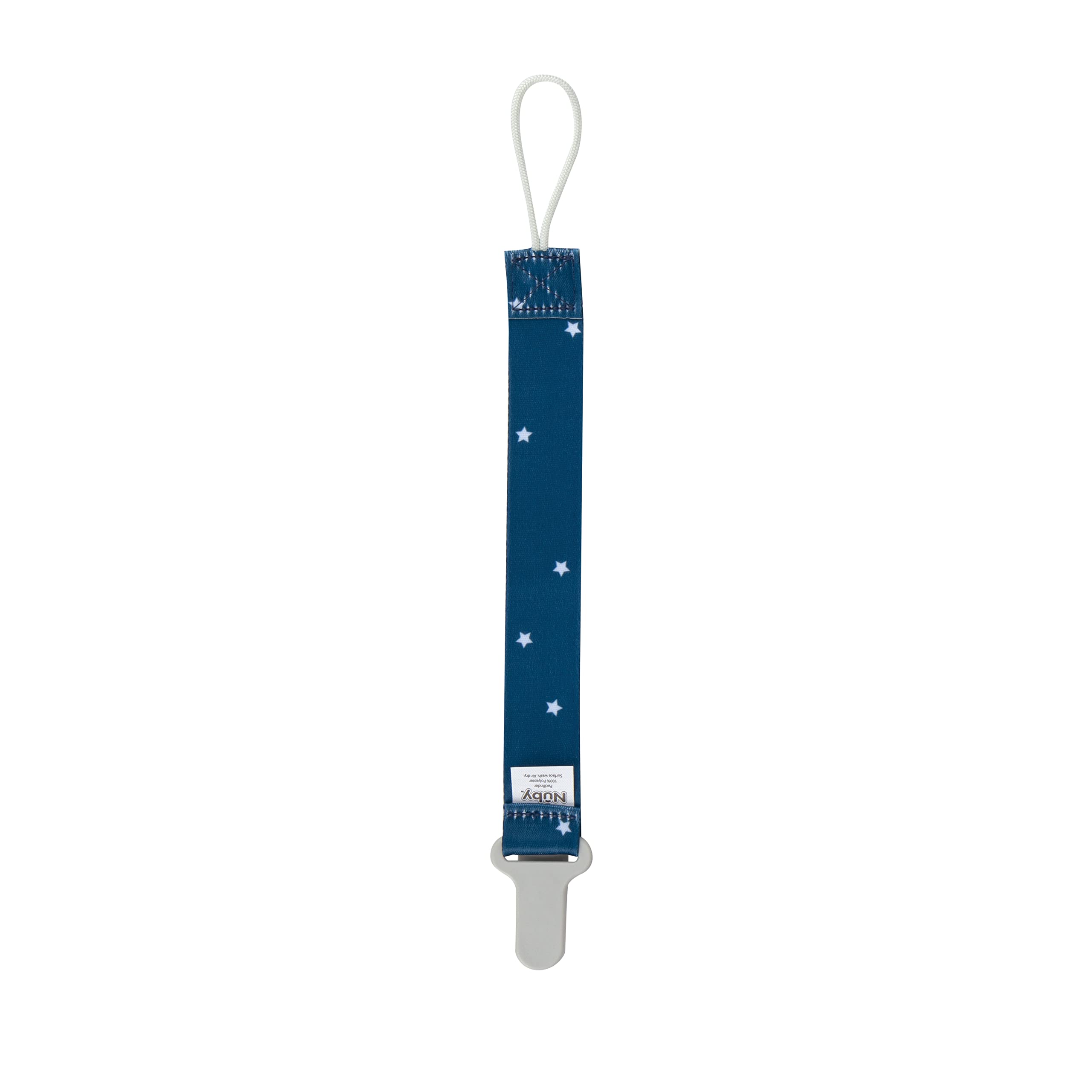 Nuby Pacifinder secure-fastening provides reliable attachment for busy caregivers