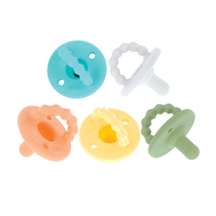Nuby Softees pacifier newborn silicone for gentle soothing.
