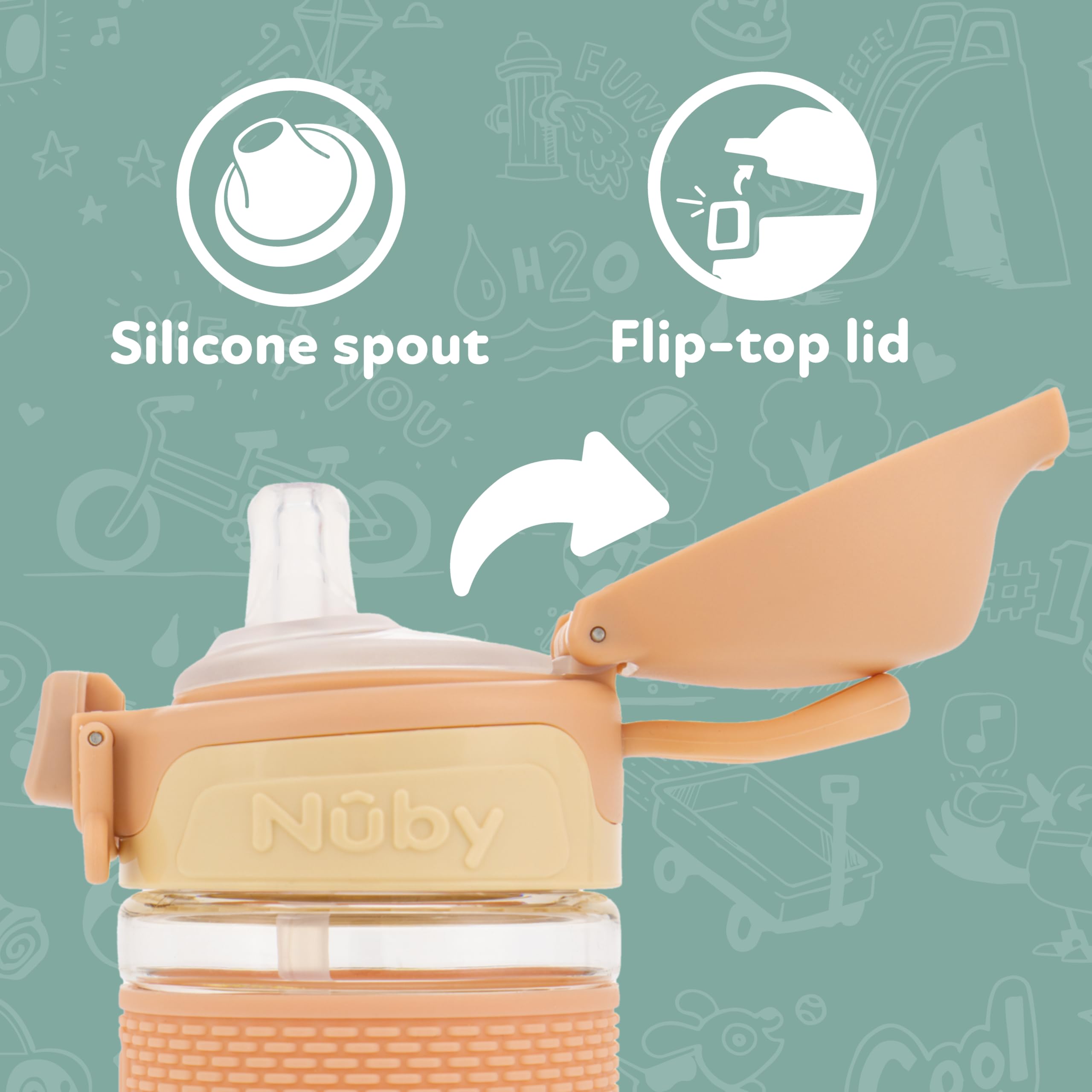 Carrying loop feature shown for easy grabbing on outings