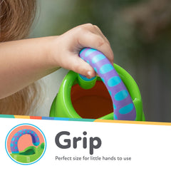Nuby watering can bath toy ergonomic grip for tiny hands