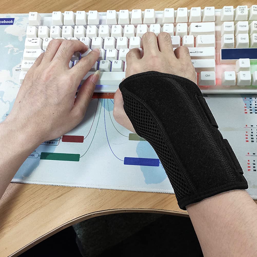 NuCamper night sleep support protects the wrist during rest